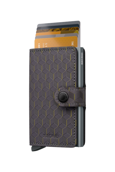 SECRID Miniwallet Optical Grey-Yellow