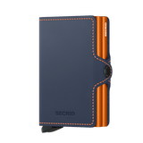 SECRID Twinwallet Matte Night Blue & Orange