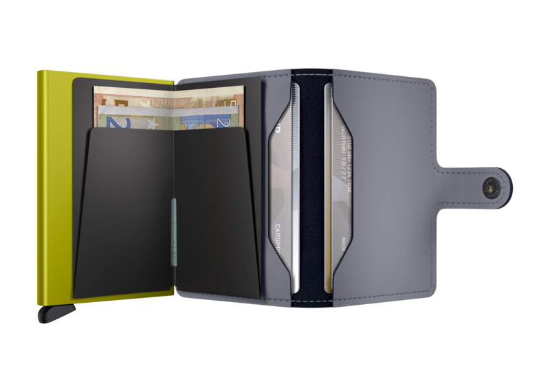 SECRID Miniwallet Matte Grey-Lime