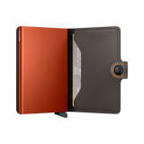 SECRID Miniwallet Matte Truffle-Orange