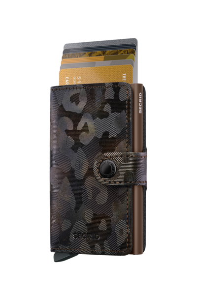 SECRID Miniwallet Jungle Brown