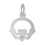 REMBRANDT Sterling Silver Petite Claddagh Charm