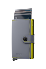 SECRID Miniwallet Matte Grey-Lime