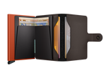 SECRID Miniwallet Matte Truffle-Orange