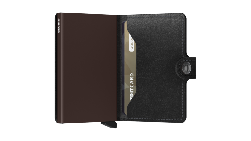 SECRID Miniwallet Original Black-Brown
