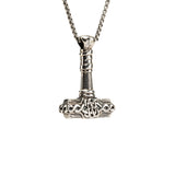 KEITH JACK Sterling Silver & Bronze Oxidized Thor's Hammer Pendant