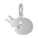 REMBRANDT Sterling Silver Artist Palette and Paint Charm