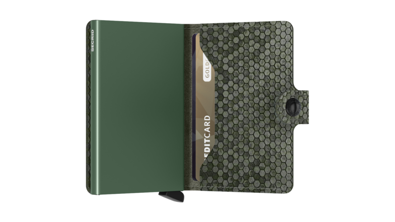 SECRID Miniwallet Hexagon Green
