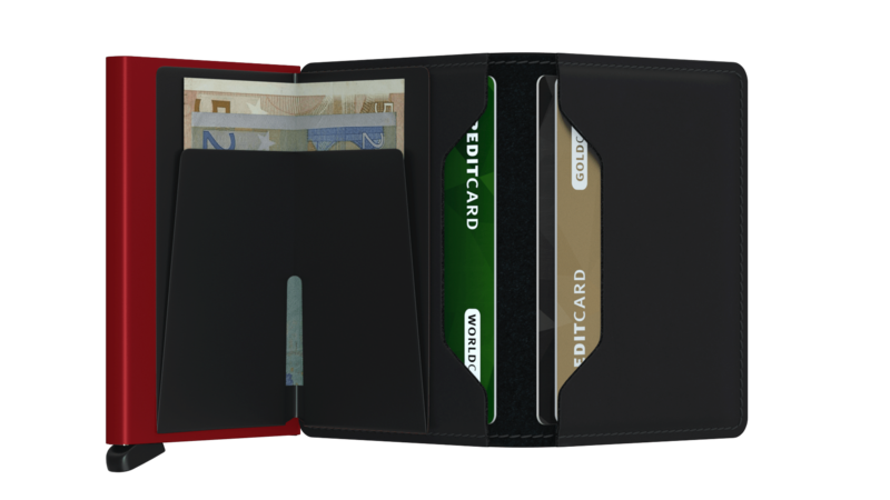 SECRID Slimwallet Matte Black & Red