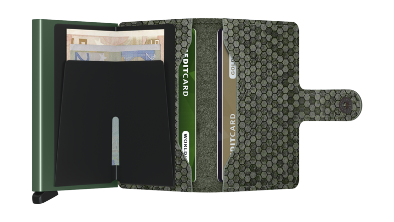 SECRID Miniwallet Hexagon Green