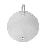 REMBRANDT Sterling Silver I Love You to the Moon and Back Tag Charm