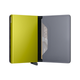 SECRID Slimwallet Matte Grey-Lime
