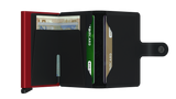 SECRID Miniwallet Matte Black Red