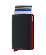 SECRID Slimwallet Matte Black & Red
