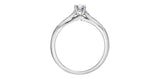 I AM CANADIAN 14K White Gold Canadian Diamond Ring