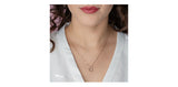 I AM CANADIAN 10K Yellow Gold Canadian Diamond Double Heart Pendant