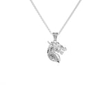 KEITH JACK Sterling Silver & 18K Vermeil Heartline Reversible Dragon Head Pendant
