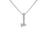 KEITH JACK Sterling Silver & 18K Vermeil Heartline Reversible Axe Pendant
