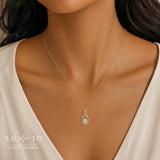 LUJO 10K Yellow Gold Lab Grown Diamond Twist Pendant