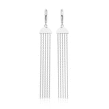 STEELX Stainless Steel Multi Chain Dangling Huggie Earrings