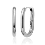 STEELX Stainless Steel Oval Tube Hoops - 23mm