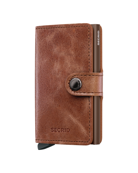 SECRID Miniwallet Vintage Cognac Brown