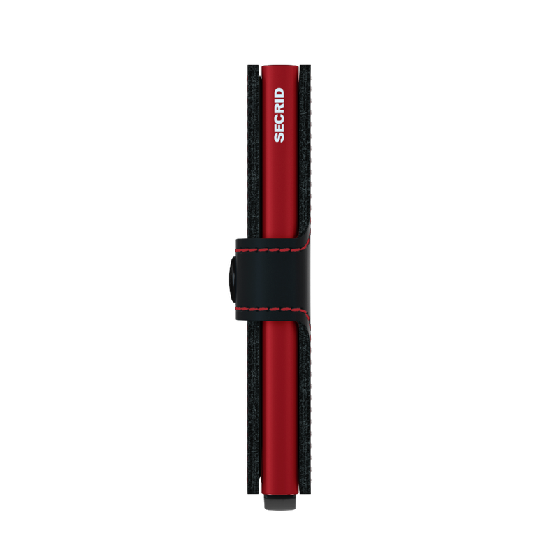 SECRID Miniwallet Matte Black Red