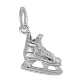 REMBRANDT Sterling Silver Hockey Skate Charm