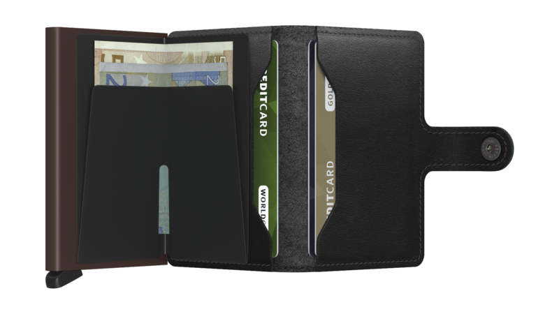 SECRID Miniwallet Original Black-Brown