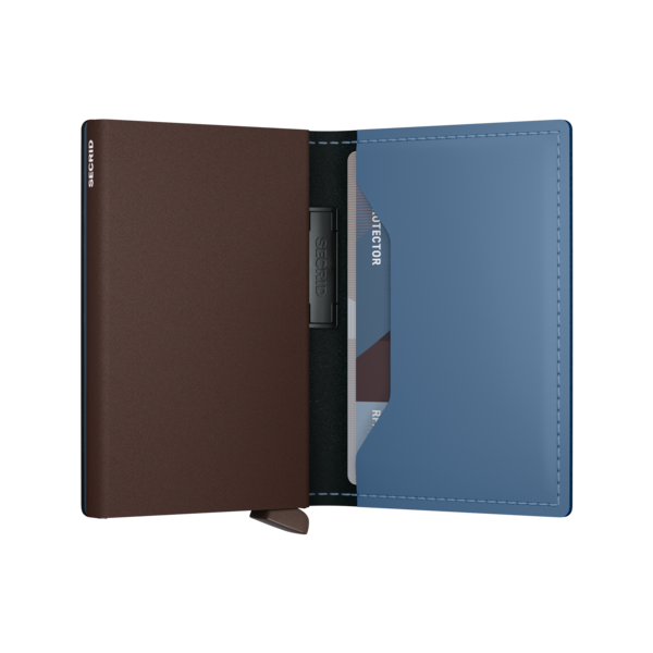 SECRID Bandwallet Matte Steel Blue-Brown