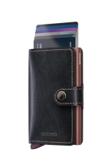 SECRID Miniwallet Mirum (Plant-Based) Black-Rose