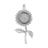 REMBRANDT Sterling Silver Sunflower Charm