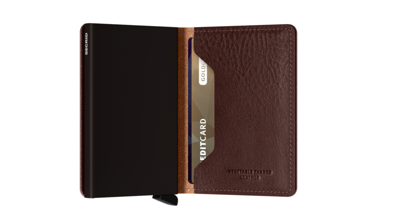 SECRID Slimwallet Veg Tanned (Leather) Espresso Brown