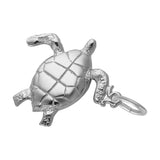REMBRANDT Sterling Silver Sea Turtle Charm