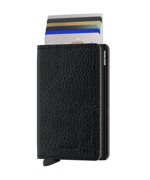 SECRID Slimwallet Veg Tanned (Leather) Black