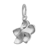 REMBRANDT Sterling Silver Plumeria Flower Charm