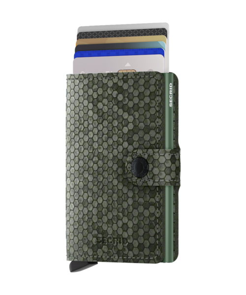 SECRID Miniwallet Hexagon Green