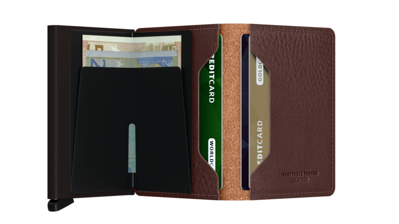 SECRID Slimwallet Veg Tanned (Leather) Espresso Brown