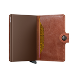 SECRID Miniwallet Vintage Cognac Brown