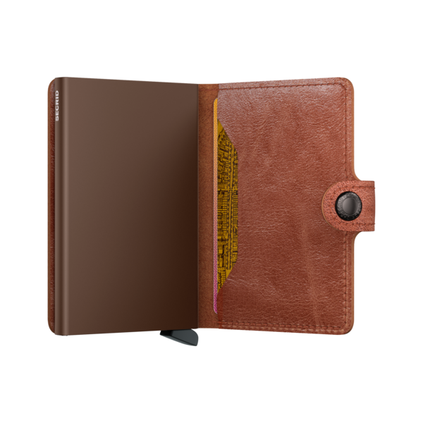 SECRID Miniwallet Vintage Cognac Brown