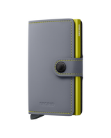 SECRID Miniwallet Matte Grey-Lime