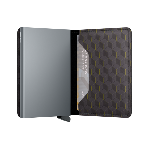 SECRID Slimwallet Optical Grey-Yellow
