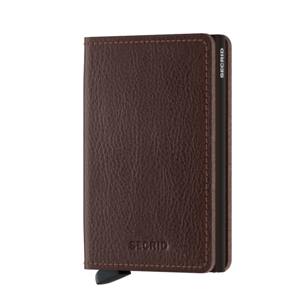SECRID Slimwallet Veg Tanned (Leather) Espresso Brown