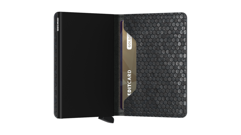 SECRID Slimwallet Hexagon Black