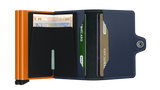 SECRID Twinwallet Matte Night Blue & Orange