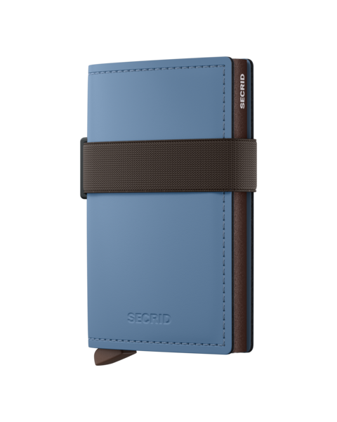 SECRID Bandwallet Matte Steel Blue-Brown