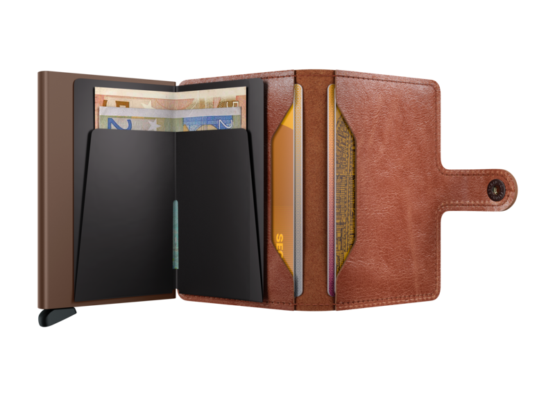 SECRID Miniwallet Vintage Cognac Brown